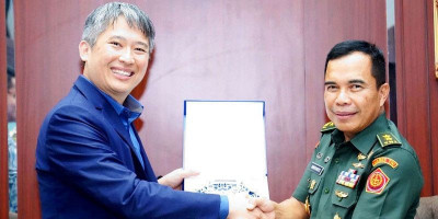 Kapuspen TNI Terima Kunjungan Kapuspen Singapura