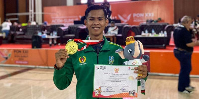 Prajurit TNI-AL Raih Emas Tarung Derajat di PON XXI