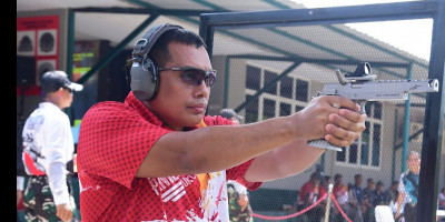 Dankormar Raih Juara II Lomba Eksekutif Pistol Panglima TNI