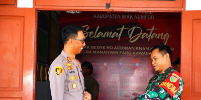 Dandim 1708/BN Hadiri dan Amankan Penetapan Paslon Bupati dan Wabup Biak Numfor