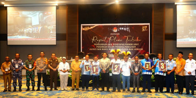 Dandim 1708/BN Hadiri Rapat Pleno Penetapan Nomor Urut Paslon Bupati dan Wabup Biak Numfor