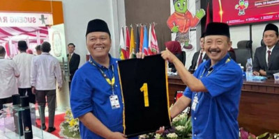 Paslon Edi - Eko Dapat Nomor Urut 1, Tanda-tanda Kemenangan