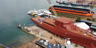 Launching Ceremony Kapal BHO (Ocean Going)