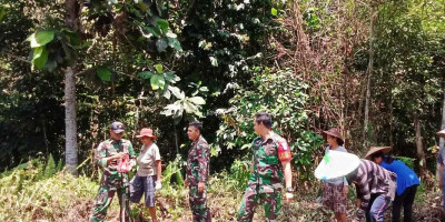 Satgas Yonzipur 5/ABW Tingkatkan Swasembada Pangan di Perbatasan, Ini Caranya!