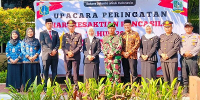 Upacara Peringatan Hari Kesaktian Pancasila di Kecamatan Kelapa Gading