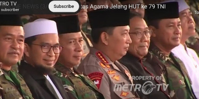TNI Gelar Doa Bersama Lintas Agama Dalam Rangka HUT ke-79 TNI