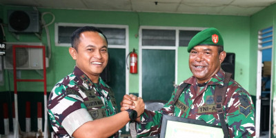 Dandim 1708/BN Apresiasi Babinsa Terbaik Atas Pencapaian Pangan