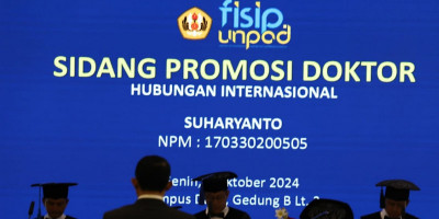 Raih Nilai Cumlaude, Suharyanto Resmi Sandang Gelar Doktor Hubungan Internasional Unpad Bandung