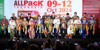 Pameran ALLPack Indonesia dan ALLPrint Indonesia 2024 Resmi Dibuka