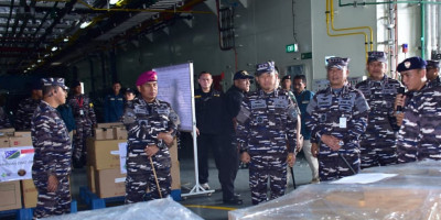 Dankormar Hadiri Pemberangkatan Satgas Port Visit 2024 Ke Negara Kawasan Pasifik Selatan