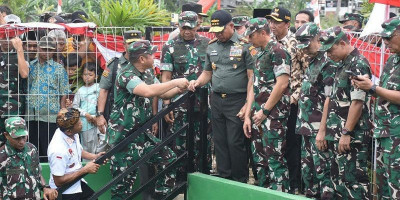 Panglima TNI Resmikan Pompa Hidram Pertanian Di Banyumas