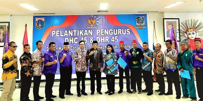 Pelantikan Pengurus DHC dan DHR 45 Jakarta Utara Resmi Digelar