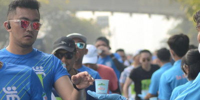 Le Minerale, Air Mineral Asli Indonesia, Dipercaya sebagai Official Mineral Water di Jakarta Running Festival 2024