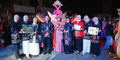 Car Free Night Batik Kuansing Carnaval Berlangsung Meriah