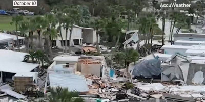 Badai Milton Terjang Florida, 10 Tewas, Warga Mulai Lakukan Pemulihan