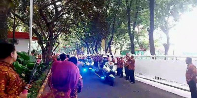 Perubahan Warna Cat di Kantor Badan Intelijen Negara
