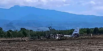 Kecelakaan Pesawat Perintis PT. SAM Air di Bandara Panua Pohuwato