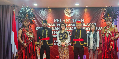 Bernart Simson Maalangen Resmi Pimpin KKK Provinsi Papua Pegunungan
