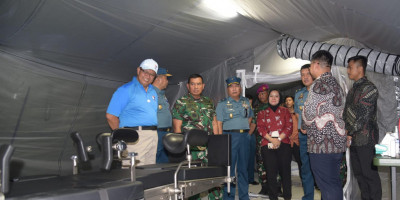 Dankormar Hadiri Gelar Integrasi Uji Fungsi Mobile Field Hospital