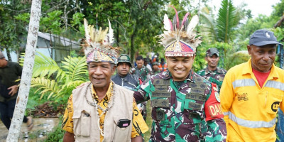 Sinergi Positif, Dandim 1708/BN Dialog Akrab dengan Para Mananwir Biak Utara