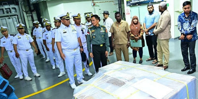 Satgas Port Visit 2024 Salurkan Bantuan Obat-obatan ke Solomon Islands.