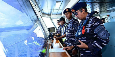 Satgas Port Visit 2024 Lanjutkan Pelayaran Menuju Negara Fiji