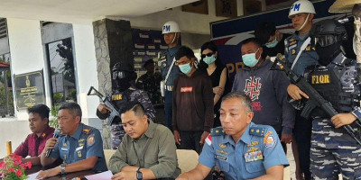 TNI-AL Berhasil Amankan Penyelundupan Dua Warga Negara Asing dari China 