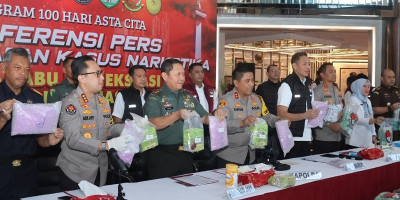 Mantap! Polda Metro Jaya Amankan Sabu dan Ekstasi Senilai Rp 418 Miliar