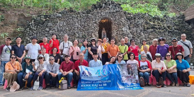 KKMK KAJ Gelar Ziarah Lintas Generasi di Gua Maria Kanada