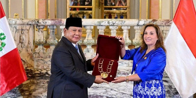 Presiden Prabowo Dianugerahi Penghargaan Tertinggi dari Peru