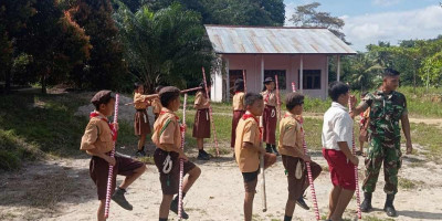 Satgas Yonzipur 5/ABW Bentuk Karakter Disiplin Langkah, Tegas dalam Barisan
