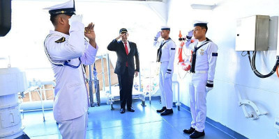 Etape Terakhir Misi Diplomasi: Satgas Port Visit 2024 Tiba di Papua New Guinea 