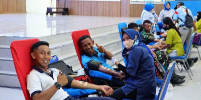 Sambut Hari Armada RI, Koarmada III Gelar Donor Darah