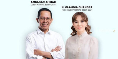 Hasil Survei Terkini Indikator Politik Unggulkan Pasangan Amsakar Achmad - Li Claudia Chandra