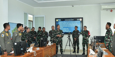 Kasau Tinjau Wargaming Latihan Angkasa Yudha 2024 Kogasudgab Bravo