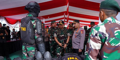 Panglima TNI dan Kapolri Hadiri Doa Bersama dan Tinjau Kesiapan Pilkada Jatim  