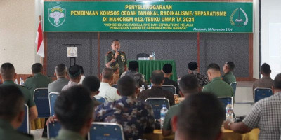 Danrem 012/TU: Media Sosial dan Globalisasi Tantangan bagi Karakter Bangsa