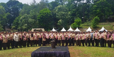 Saka Wanabakti KPH Bandung Utara Ikut Raimuna Cabang XXV di Sumedang