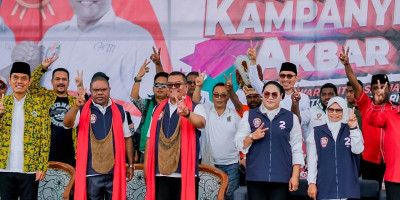 Manokwari Dipadati Ribuan Pendukung Hermus-Mugiyono, Kemenangan di Depan Mata
