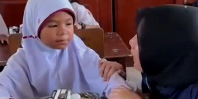 Dapat Makan Siang Gratis, Bocah SD di Palembang Rela Lapar Demi Ibunya