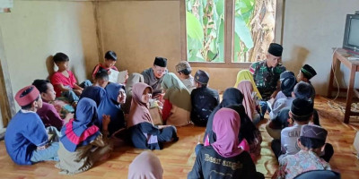 Satgas Yonzipur 5/ABW Wujudkan Generasi Berakhlak Mulia di TPQ Thoriqul Jannah
