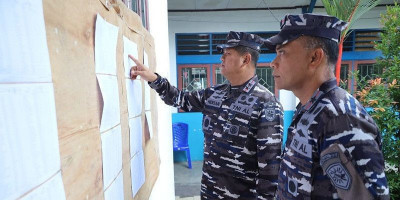 Pangkoarmada III dan Forkopimda Papua Barat Daya Pantau Pemungutan Suara Pilkada