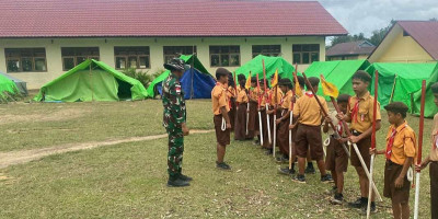 Persami Pramuka Satgas Yonzipur 5/ABW, Bentuk Generasi Mandiri dan Berkarakter