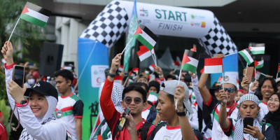 Perkuat Solidaritas, KNRP Gelar Walk for Palestine