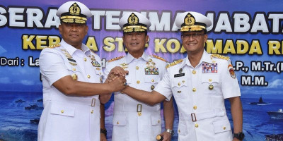 Laksamana Muda TNI Eko Wahjono Resmi Jabat Kepala Staf Koarmada RI