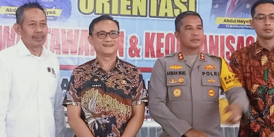Kapolres Parepare Arman Muis Hadiri Pelatihan Orientasi PWI Parepare Barru 