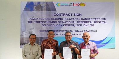 Hutama Karya Garap Gedung Pelayanan Kanker Terpadu RSUP Dr. Kandou di Manado
