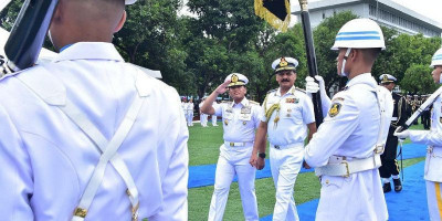 Kasal TNI AL Terima Kunjungan Chief of Naval Staff Indian Navy