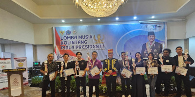Lomba Kolintang Piala Presiden Sukses Digelar Di Amurang Minahasa Selatan
