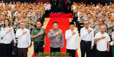 Panglima TNI Hadiri Rakor Lintas Sektoral Kesiapan Operasi Lilin 2024